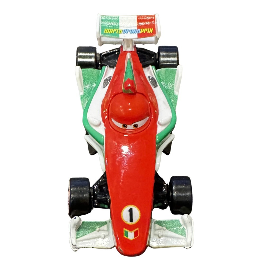 Disney Pixar Cars 2 Francesco Bernoulli Racer Diecast & Plastic Toy 1:55 Scale